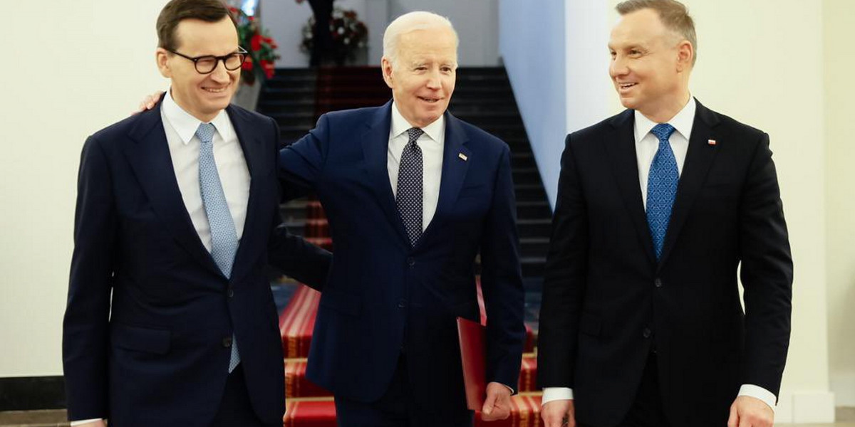 Prezydent USA Joe Biden rozmawiał z Andrzejem Dudą i Mateuszem Morawieckim.