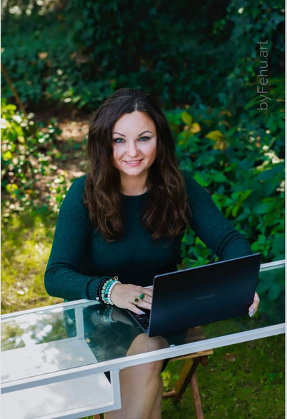 Joanna Gizgier, koordynatorka projektów, projektant Ux i Ui, menadżer komunikacji i właścicielka marki byFehu.