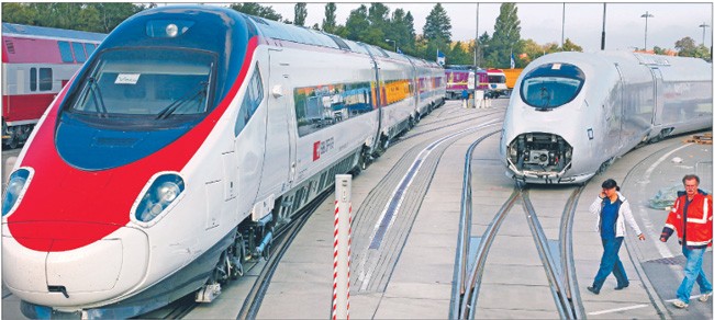 Pendolino mają się pojawić na trasie Gdańsk – Warszawa – Kraków/Katowice na przełomie 2013 i 2014 r. Fot. Bloomberg