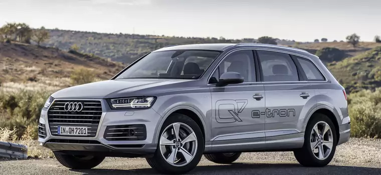 Zamówienia na Audi Q7 e-tron 3.0 TDI quattro