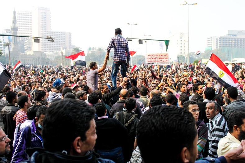 Protesty na placu Tahrir