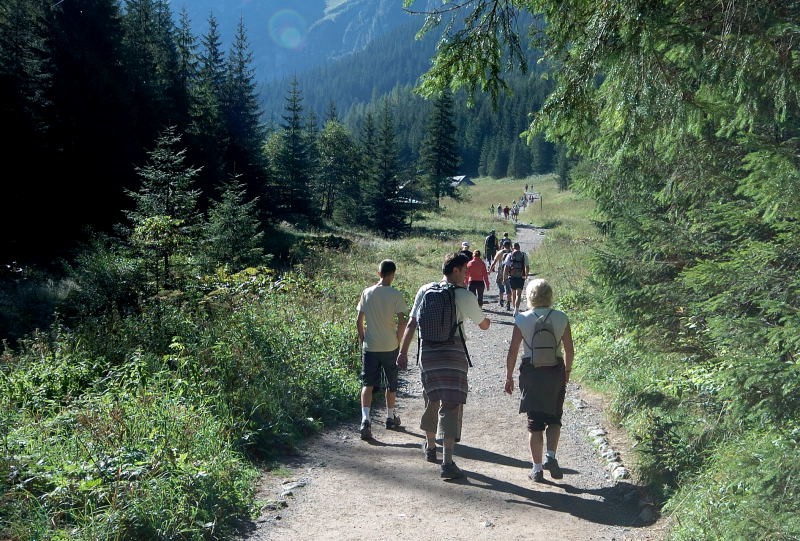 Polska - Tatry - sierpniowy tłok na szlakach