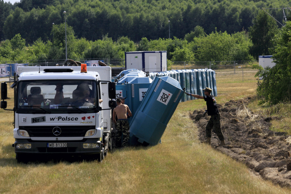 KOSTRZYN NAD ODRĄ WOODSTOCK PRZYGOTOWANIA