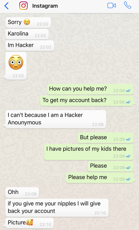 Haker zażądał przesłania nagich zdjęć