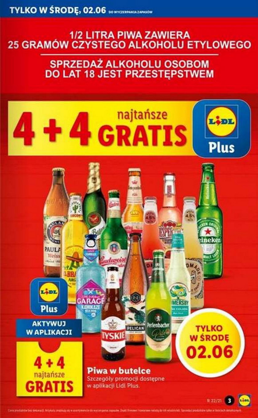 "4 piwa +4 gratis" - zasady promocji