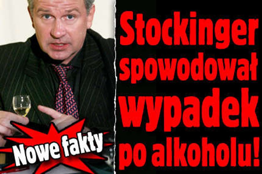 Stockinger spowodował wypadek po alkoholu!