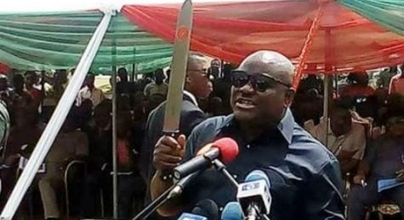 Make me President and bandits will run when they hear my name - Wike. 