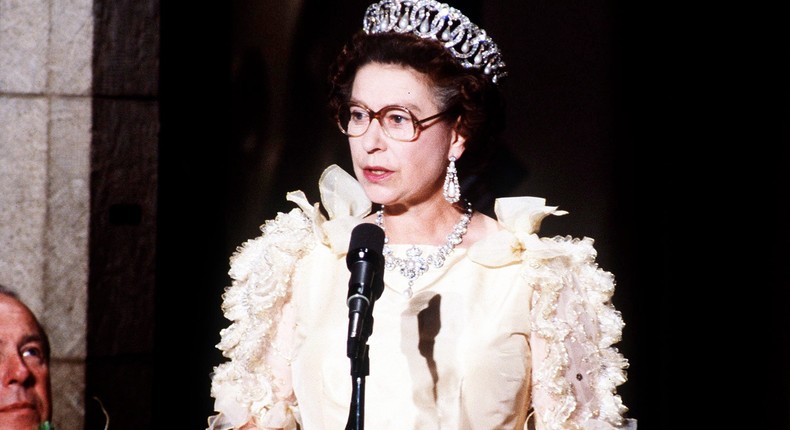 Queen Elizabeth II's visit to San Francisco, California, in March 1983.Tim Graham Photo Library via Getty Images