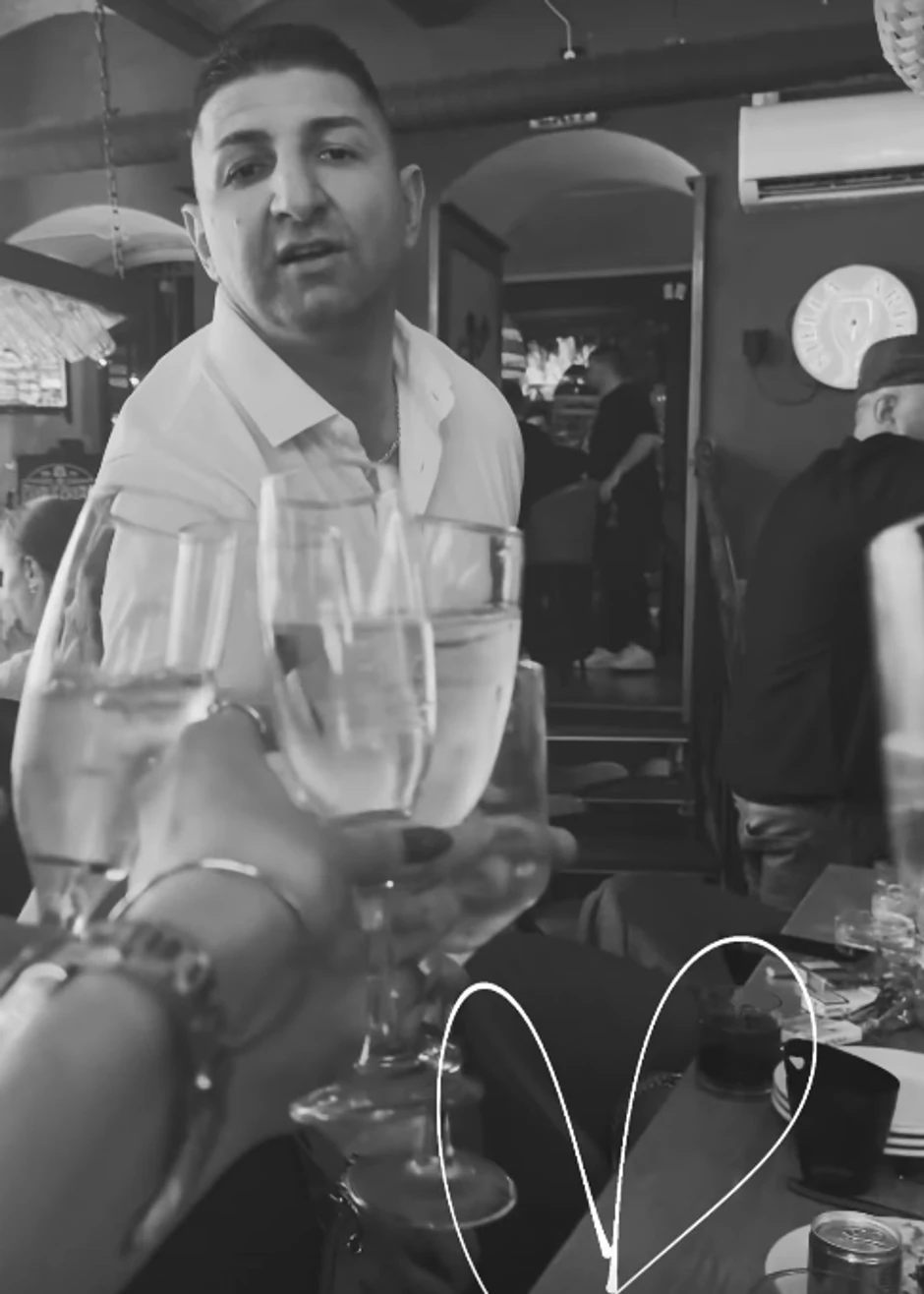 Slađana Mandić sa mužem