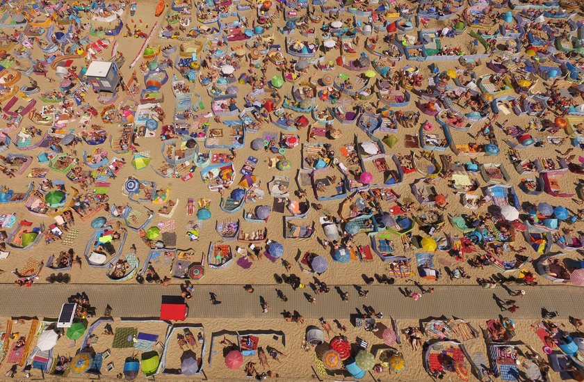 Oblężenie plaży w Władysławowie 