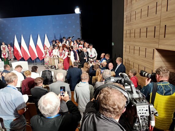 Wizyta prezesa PiS Jarosława Kaczyńskiego w Nowym Targu 3 września 2022 r. 