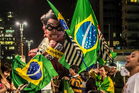 Protest against Brazil's President Dilma Rousseff