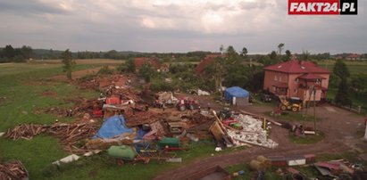 Trąba nad Polską. Dron nagrał straszny widok