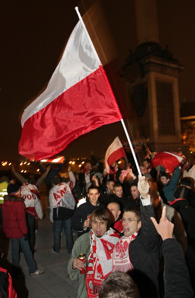 PIŁKA NOŻNA KIBICE EURO 2008 RADOŚĆ