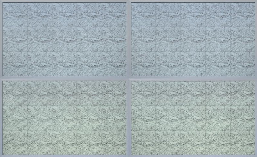 Ivan Šuletić, Horizont, tuš na papiru, 200x120 cm