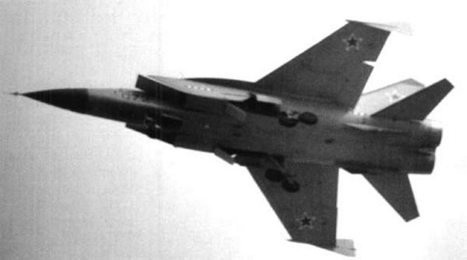 Pierwszy prototyp przeciwsatelitarnego  MiG-a-31D izdielije 07.
