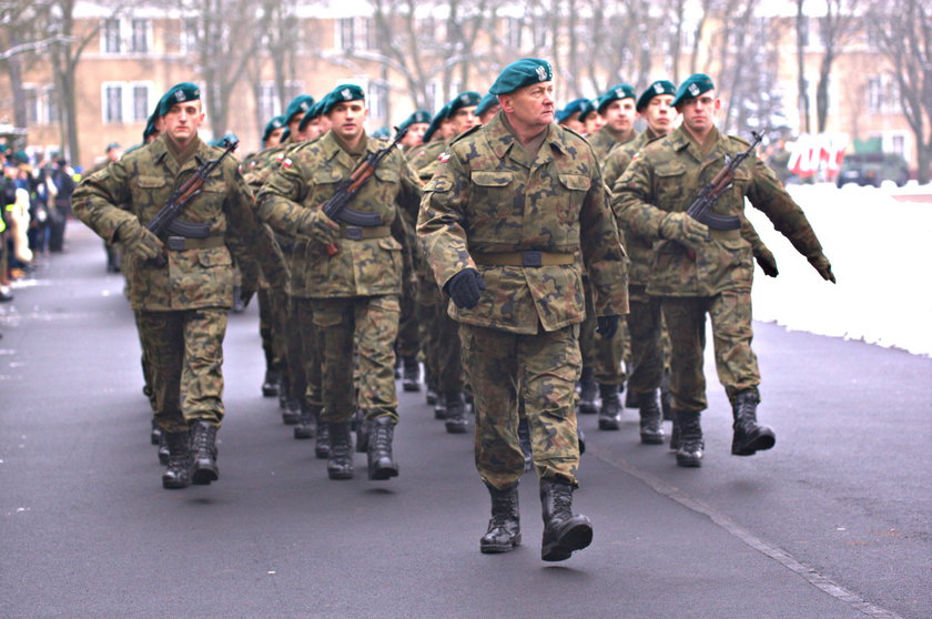 Przysięga żołnierska w Poznaniu