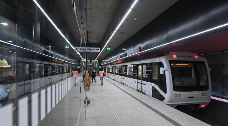 A 3-as metró felújított Lehel téri állomása 2023. május 23-án.