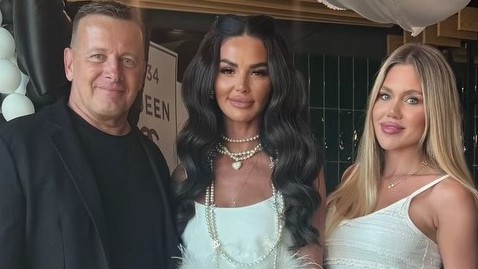 Boris Kollár a Laura Vizváryová na narodeninovej oslave Zuzany Strausz Plačkovej.