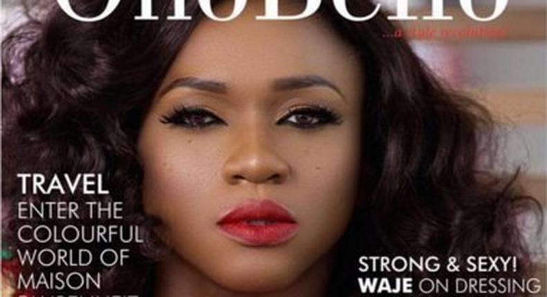 Waje on the ocver of Ono Bello magazine