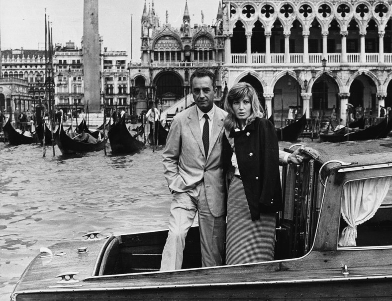 Michelangelo Antonioni i Monica Vitti w 1962 r.