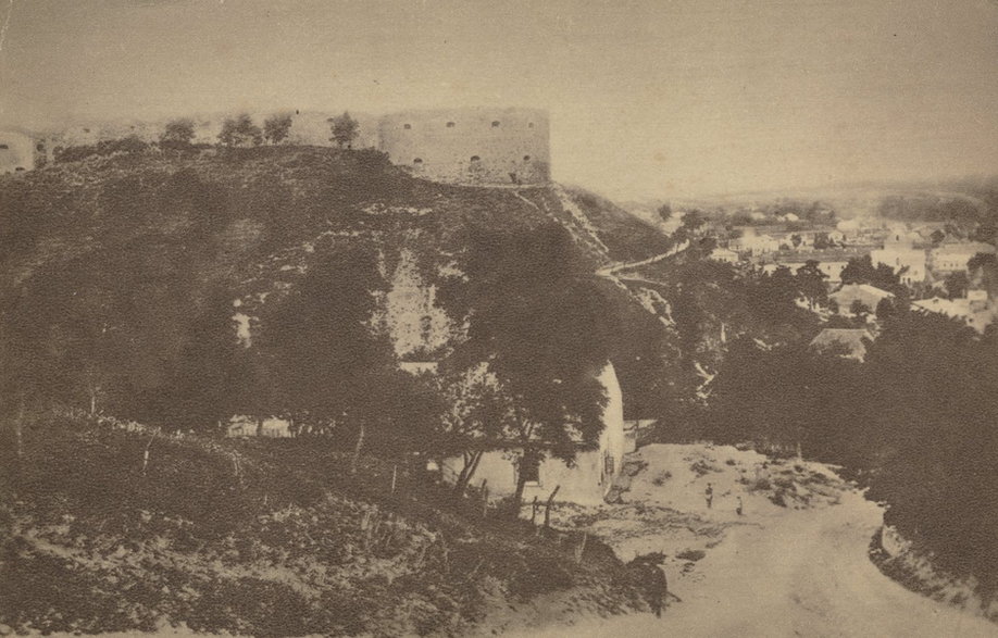 Ruiny zamku w Trembowli, 1933 r.