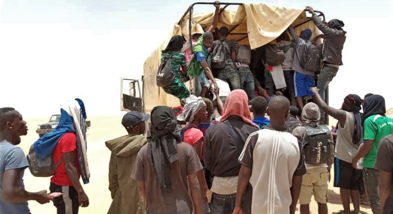 Un camion transportant des migrants - Niger