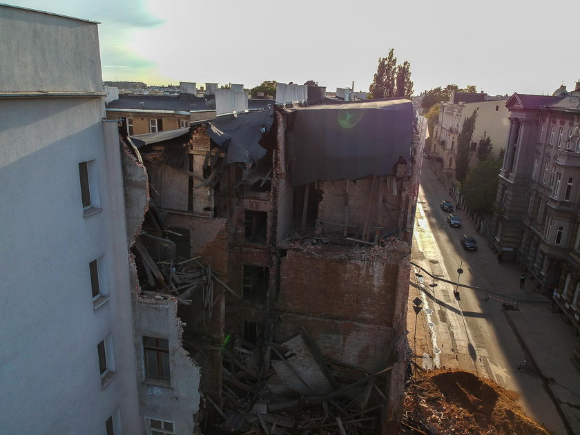 Kamienica przy Rewolucji w Łodzi. Ruszyła rozbiórka