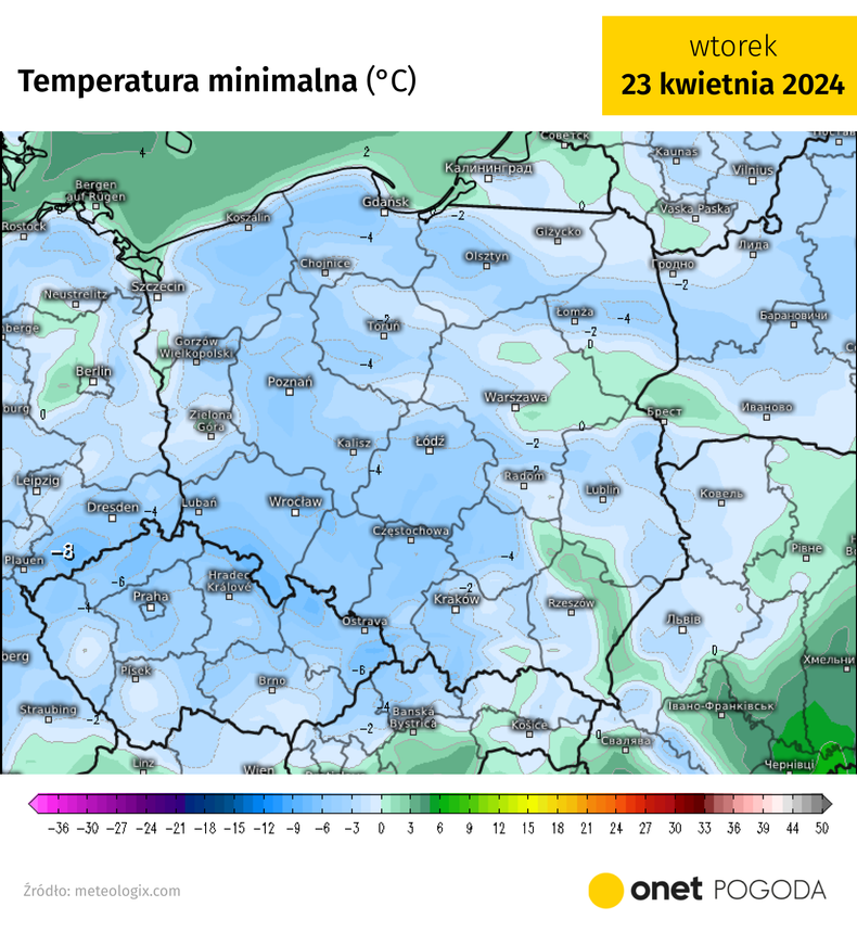 We wtorek przy gruncie może być nawet -10 st. C