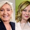 Marin Le Pen i Đorđa Meloni