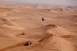 Rajd Dakar. Najlepszy etap Goczała. Domżała z Martonem mieli wypadek, ale jadą dalej