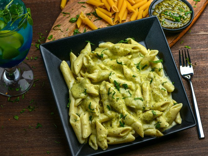 Pesto pasta za ručak