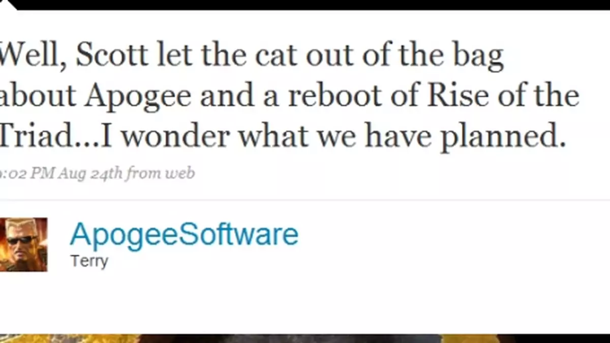 Apogee Software wskrzesi Rise of the Triad