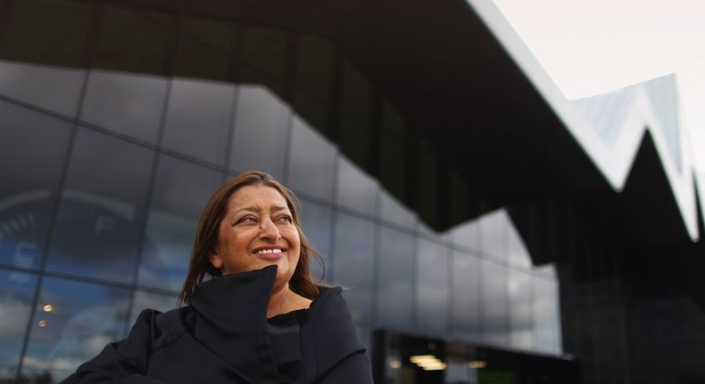 Zaha Hadid died in March 2016.