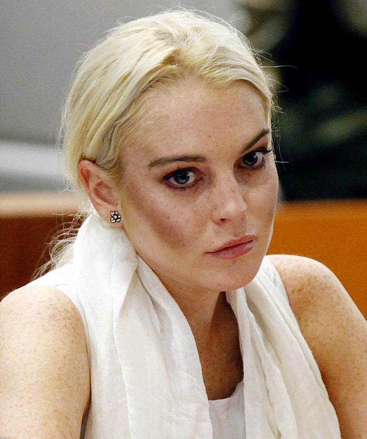 Lindsay Lohan na rozprawie