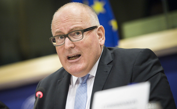 Timmermans: Jestem optymistą ws. Polski, ale Komisja Europejska ma narzędzia