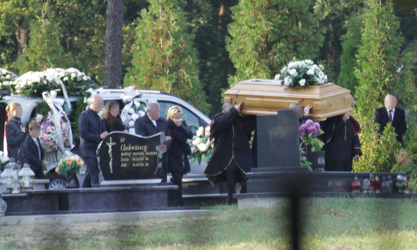Pogrzeb ofiary Szwajcara