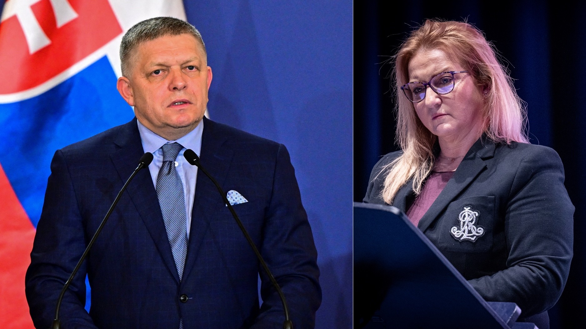 Robert Fico a Martina Flašíková