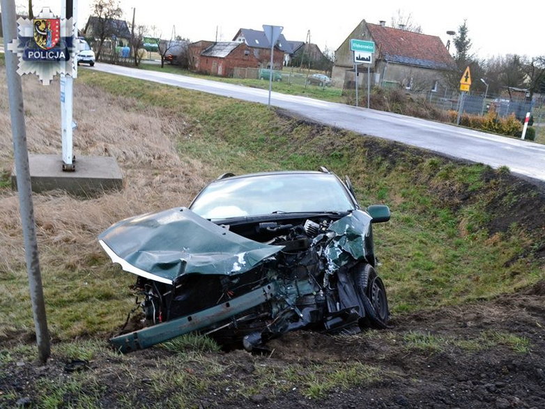 Wypadek na drodze krajowej nr 12