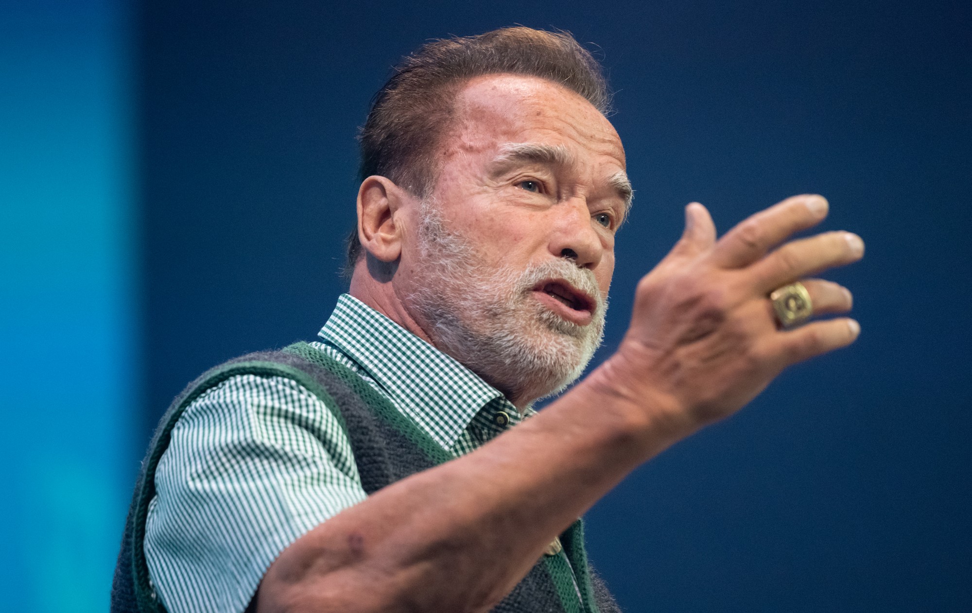 Americký herec rakúskeho pôvodu Arnold Schwarzenegger.