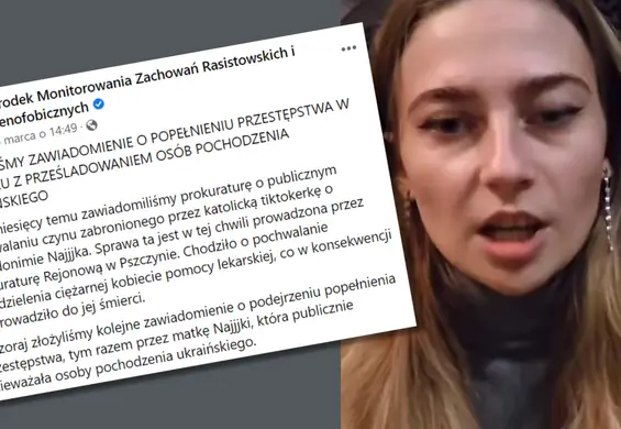 Do prokuratury wpłynęło zawiadomienie w sprawie katolickiej influencerki: "prześladowanie, nawoływanie do nienawiści, znieważanie"