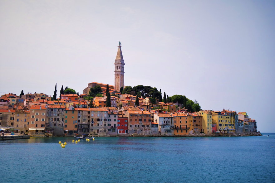 Rovinj zwany "chorwacką Wenecją", Istria, Chorwacja 