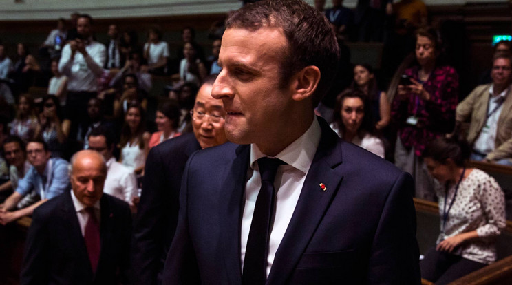 Emmanuel Macron / Fotó: AFP