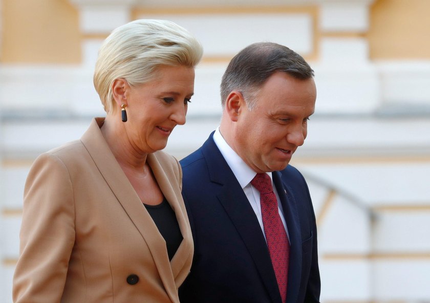 Andrzej Duda i Agata Duda z wizytą na Łotwie