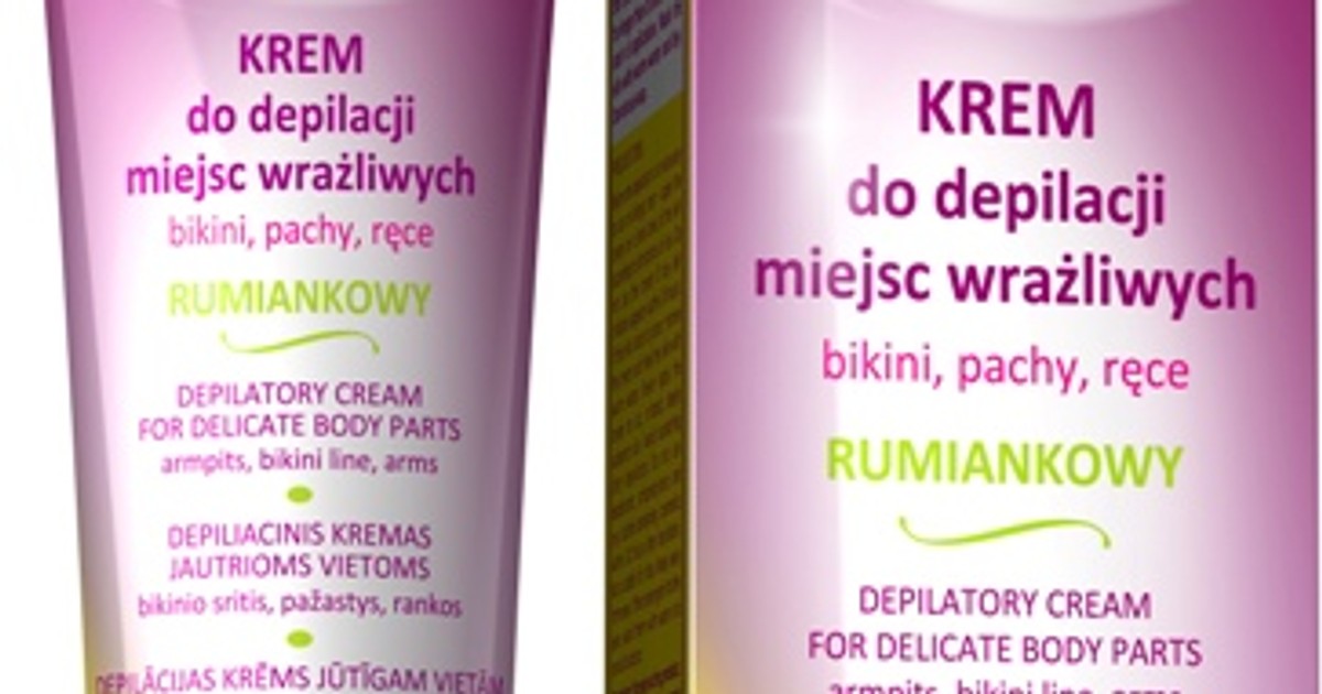 Rumiankowy krem do depilacji miejsc wrażliwych Tanita Uroda