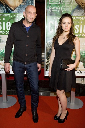 Janusz Chabior na premierze 'Chce się żyć'