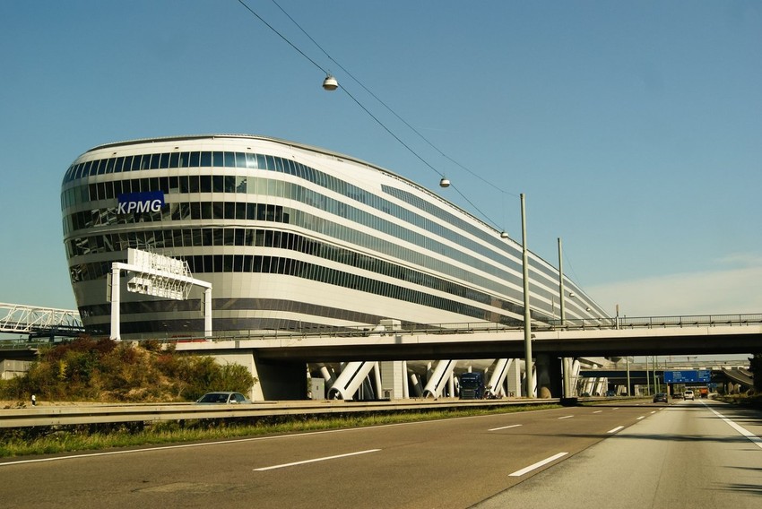 Aerodrom u Frankfurtu - ilustracija