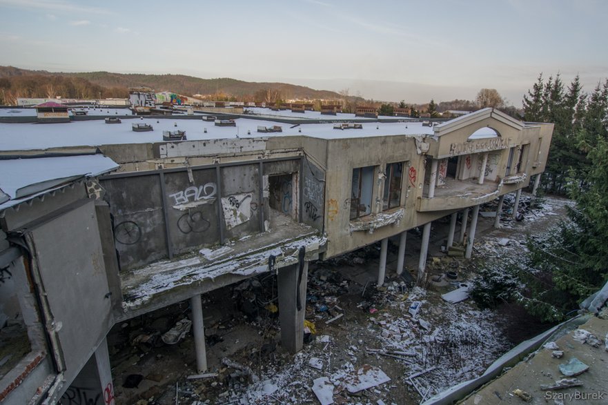 Opuszczony Hotel Murat w Redzie, Styczeń 2022