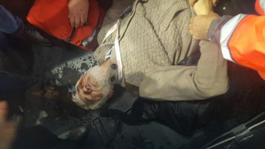 Miodrag Radanović pogođen je bakljom u glavu