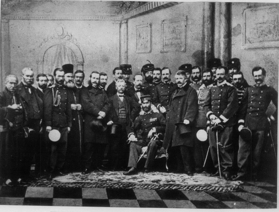 Knez Mihailo sa pratnjom u Carigradu povodom predaje gradova 1867 godine